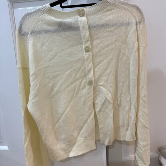 Theory Off White Woolinen Sweater New With Tags - Picture 2 of 2